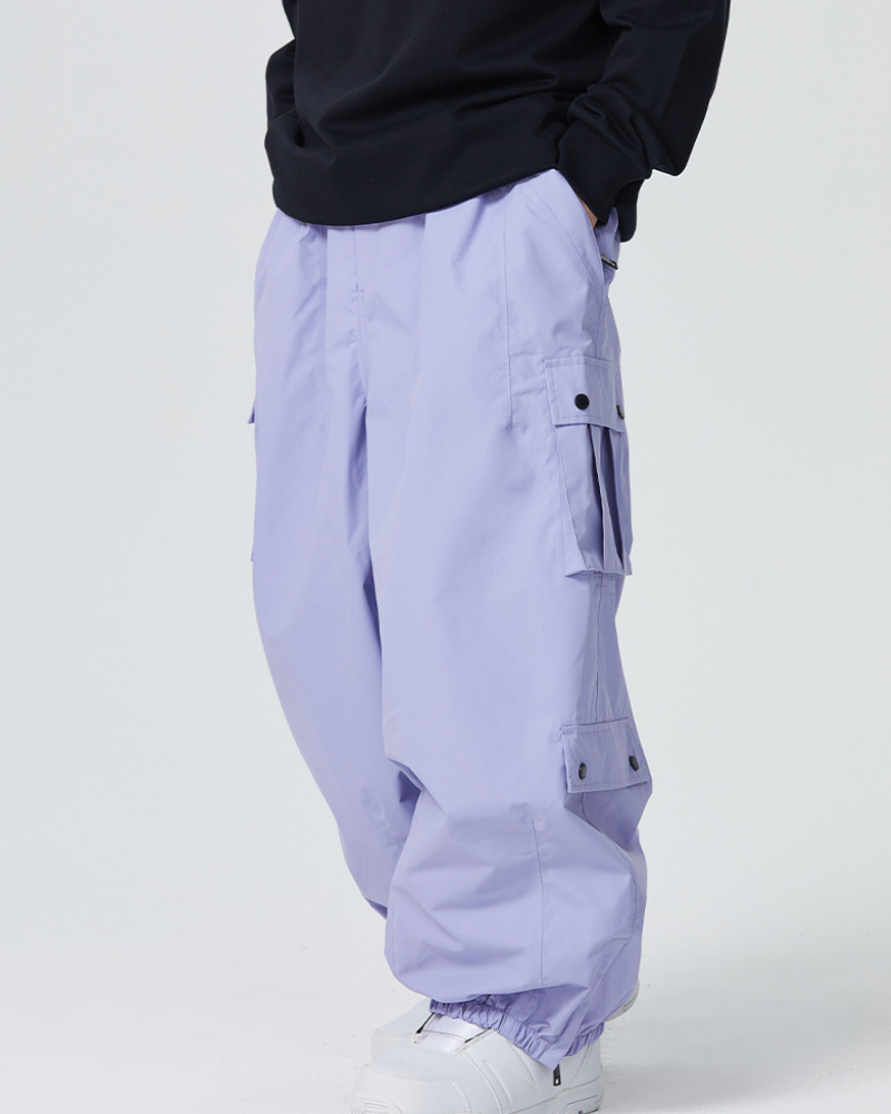 Ski Wear Baggy Snowboard Cargo Snow Pants - Unisex