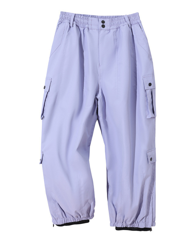 Ski Wear Baggy Snowboard Cargo Snow Pants - Unisex