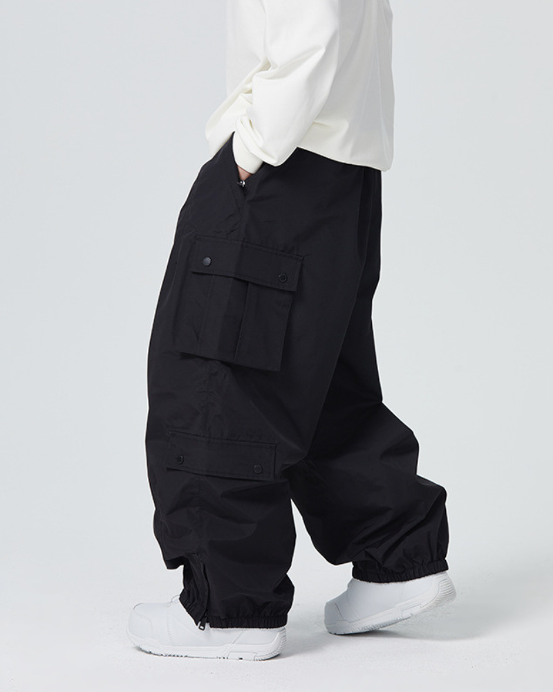 Ski Wear Baggy Snowboard Cargo Snow Pants - Unisex