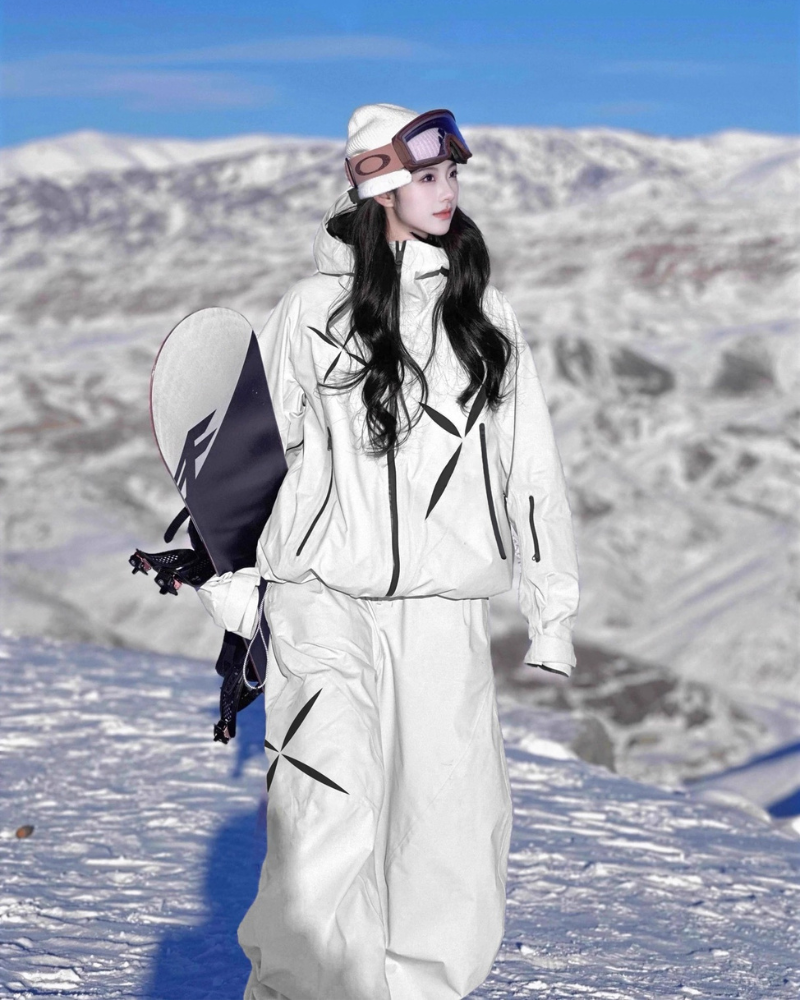 Ski Wear Starry Windproof Waterproof Ski Suit -Unisex