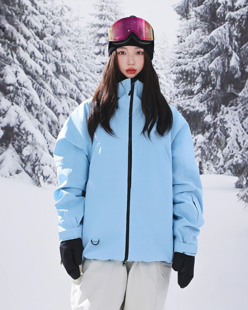 Ski Wear Breathable Waterproof 3L Snow Jacket - Women&