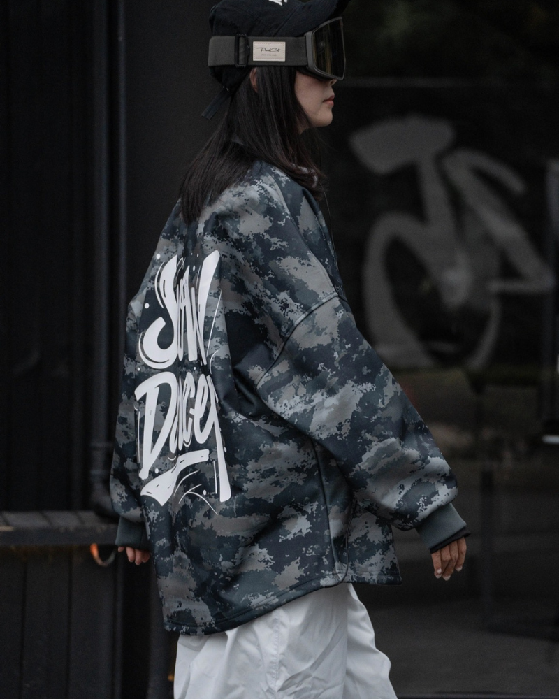 Ski Wear Fleece-Lined Waterproof Ski Sweatshirt -Unisex