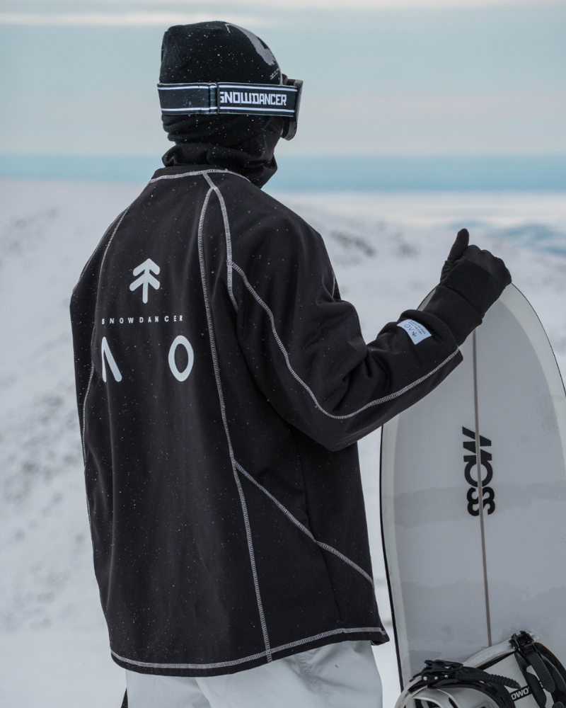 Ski Wear Loose-Fit Fleece-Lined Indoor Ski Sweatshirt -Unisex