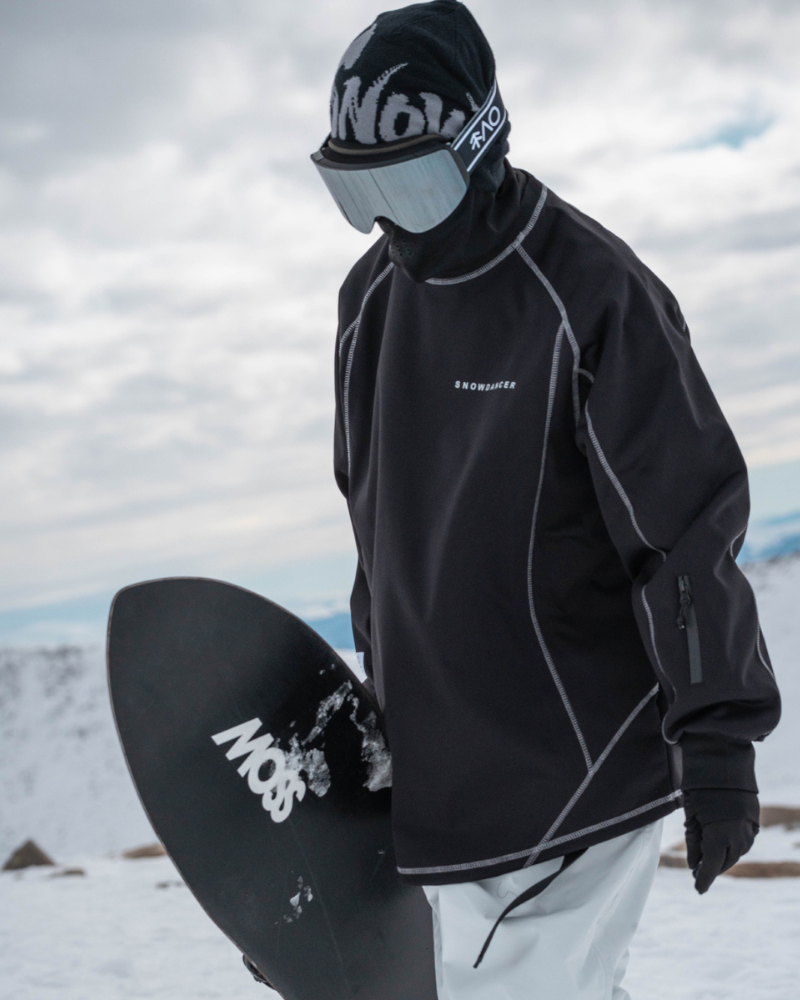 Ski Wear Loose-Fit Fleece-Lined Indoor Ski Sweatshirt -Unisex