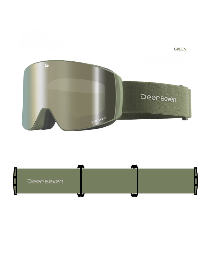 Ski Wear Magnetic Anti-Fog Ski Goggles