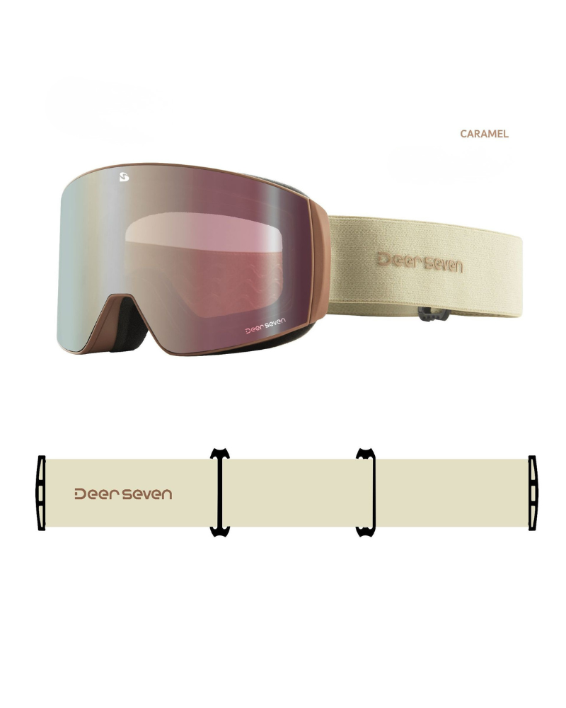 Ski Wear Magnetic Anti-Fog Ski Goggles