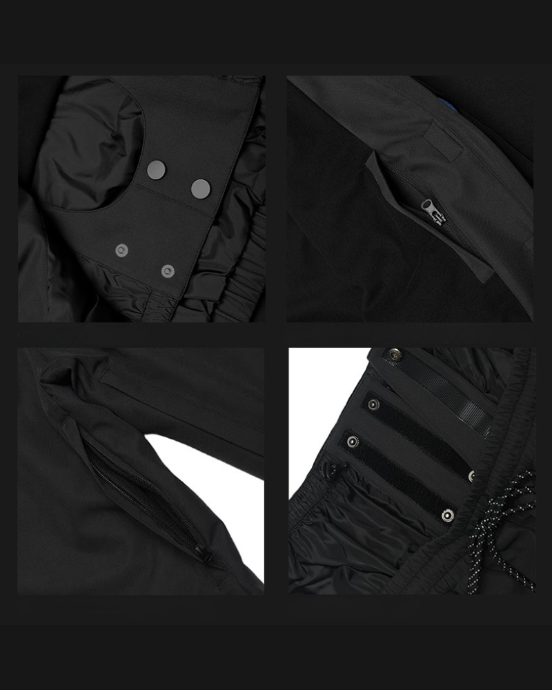 Ski Wear Night Warrior 3L Fleece Ski Suit - Unisex (Single Unit Available)