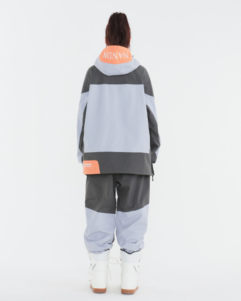 Ski Wear Snowboarding Patchwork Snow Suit -Unisex