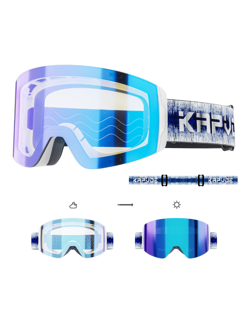 Ski Wear Outdoor Photochromic Magnetic Ski Goggles