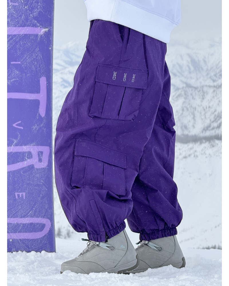 Ski Wear Snow Outfits Baggy Cargo Snow Pants - Unisex