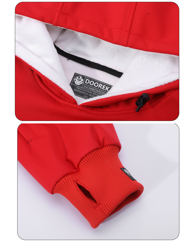 Ski Wear Waterproof Snow Bunny Hoodie -Unisex