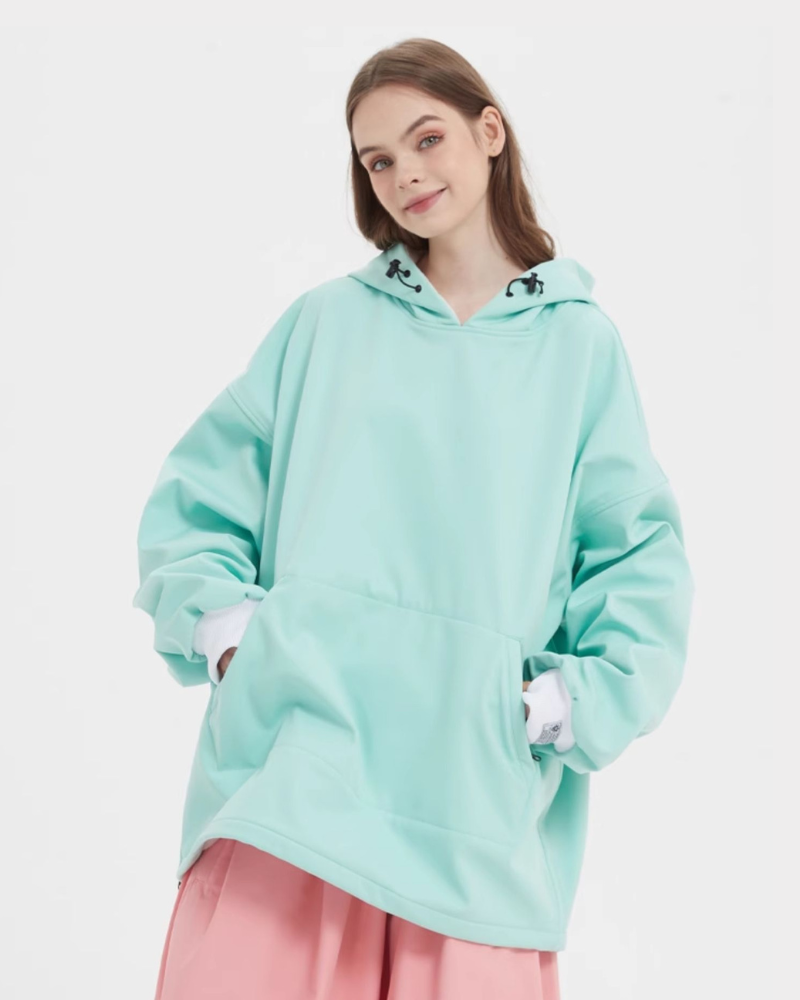 Ski Wear Waterproof Snow Bunny Hoodie -Unisex