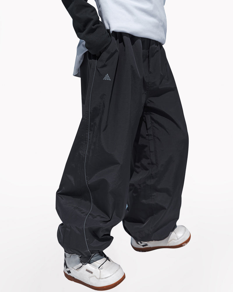 ski gear pants Unisex 3L Thick Snow Snowboard Pants, Waterproof, Dark Gray, XS
