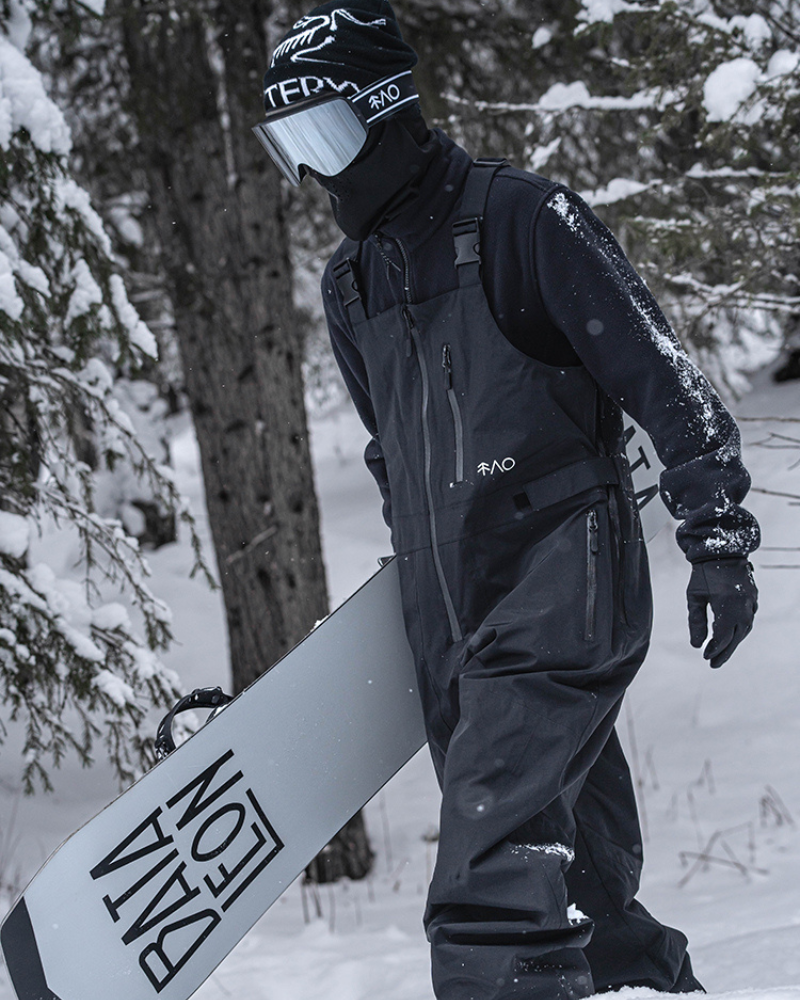 Ski Wear Snowboard 3L Waterproof Breathable Ski Bib Pants -Unisex