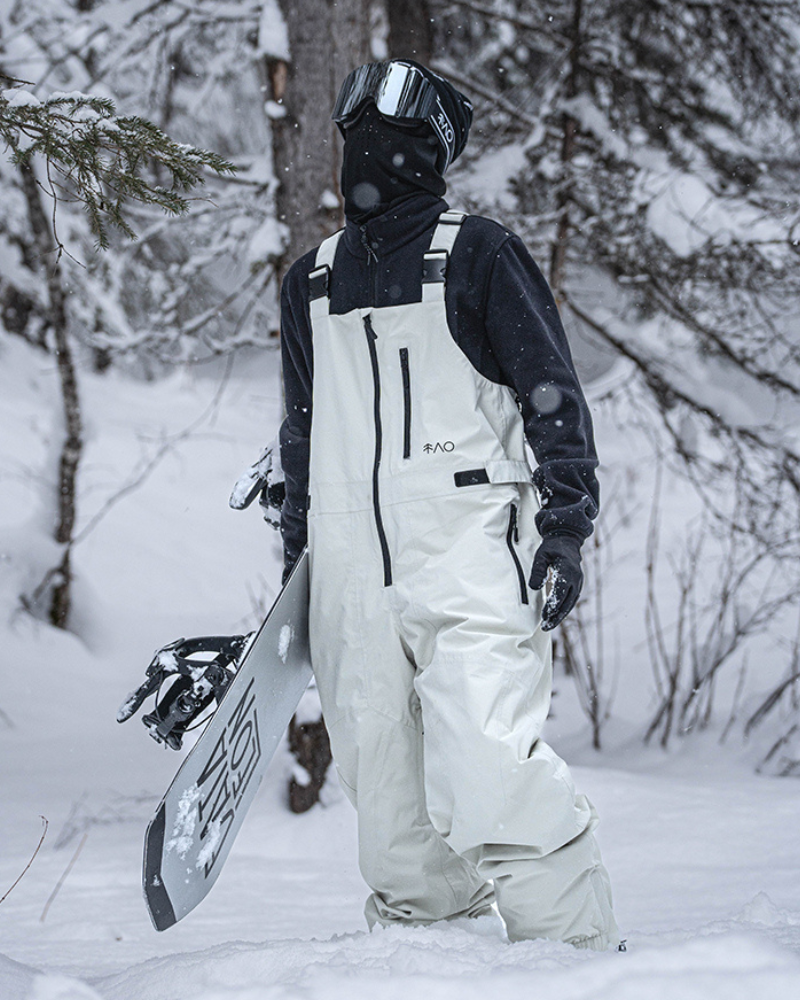 Ski Wear Snowboard 3L Waterproof Breathable Ski Bib Pants -Unisex