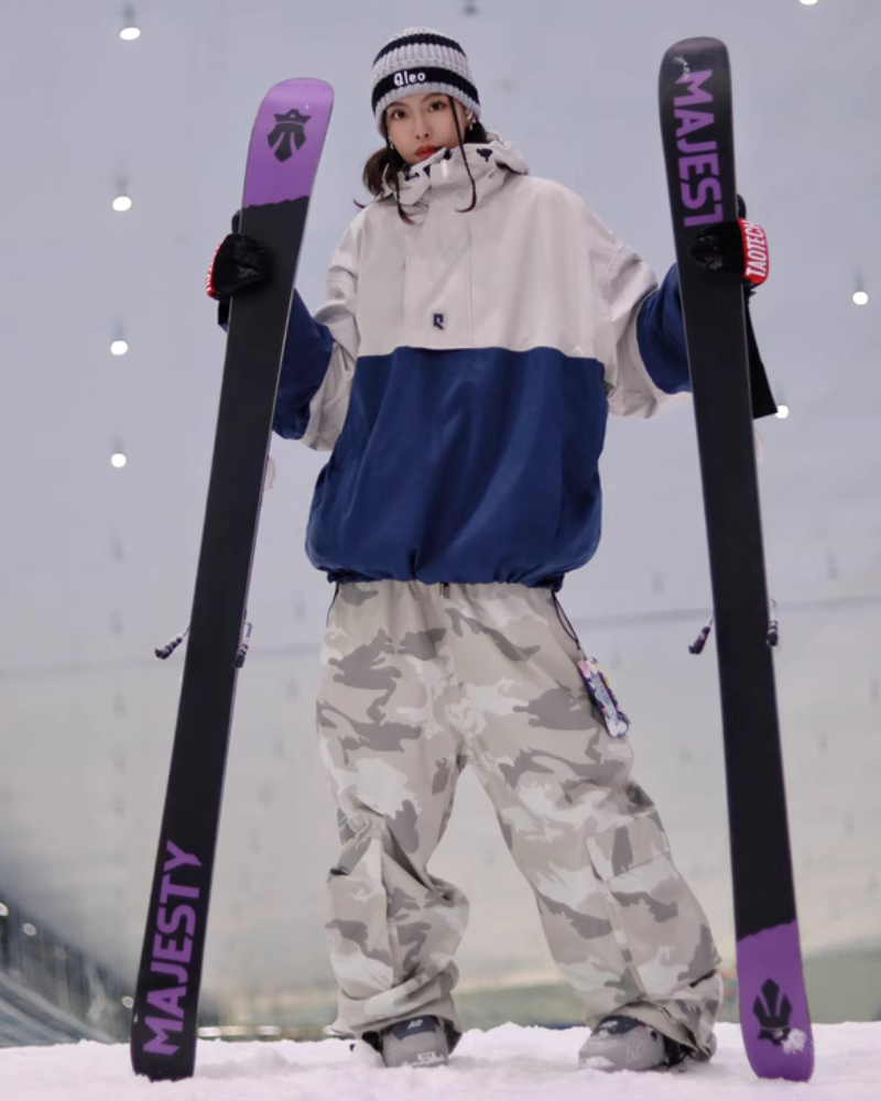 Ski Wear Snowboard Camo Cargo Baggy Snow Pants - Unisex