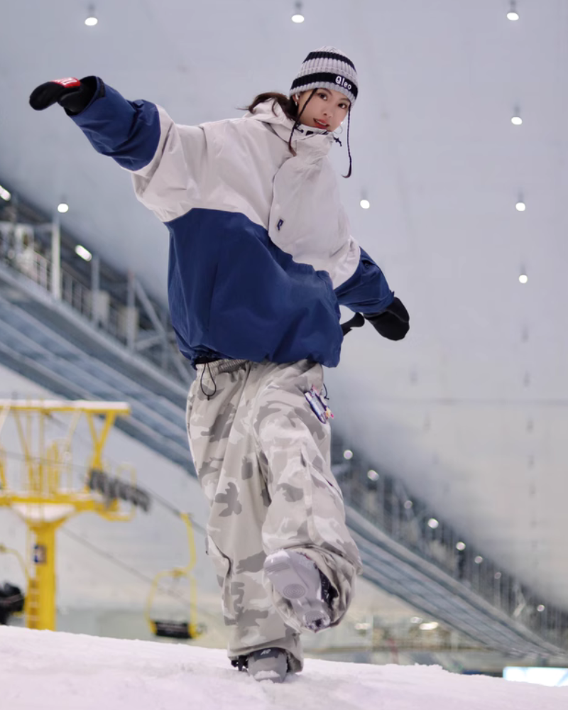 Ski Wear Snowboard Camo Cargo Baggy Snow Pants - Unisex
