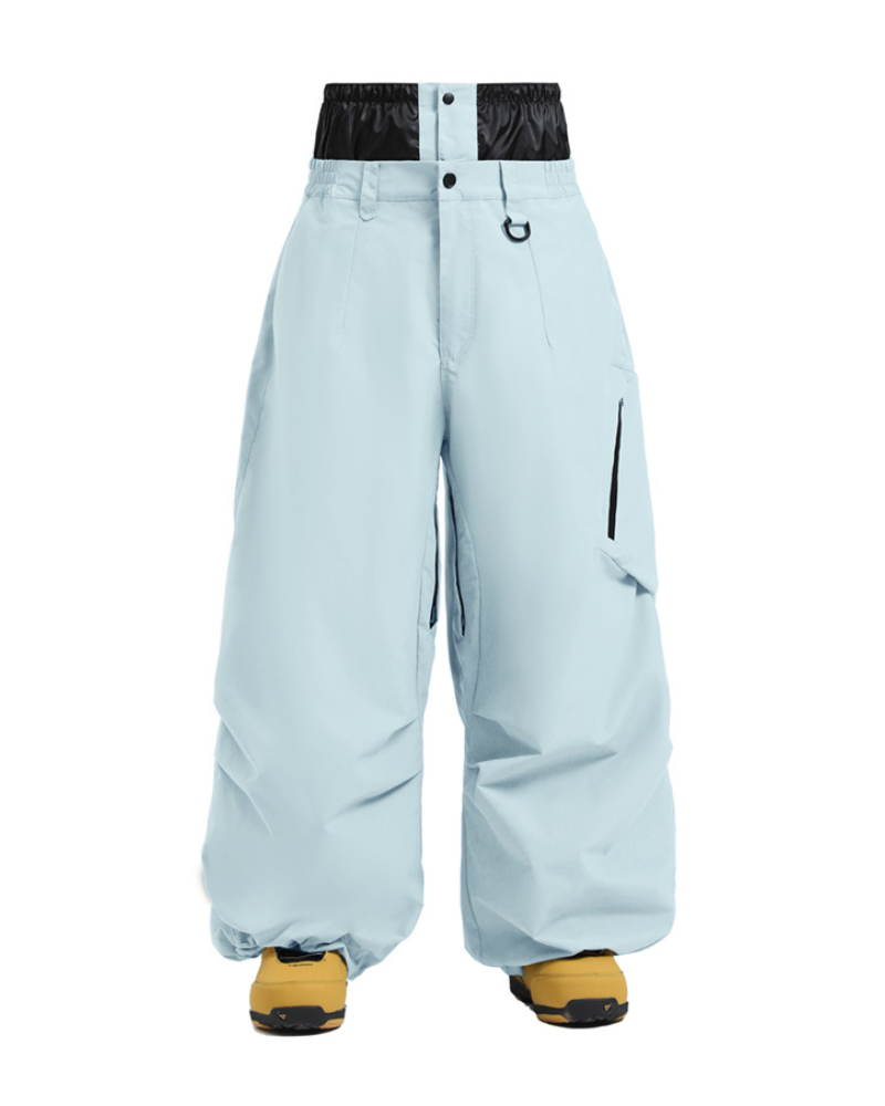 Ski Wear Snowboard Gear Cargo Baggy Snow Pants -Unisex