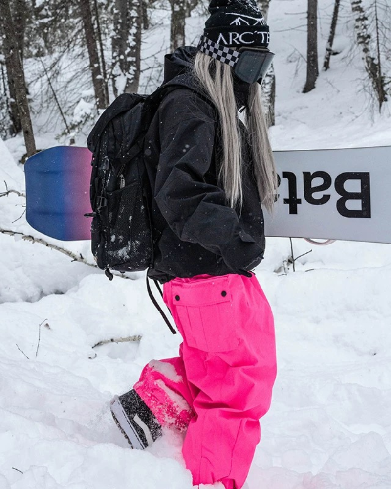 Ski Wear Snowboard Cargo Baggy Snow Pants - Unisex
