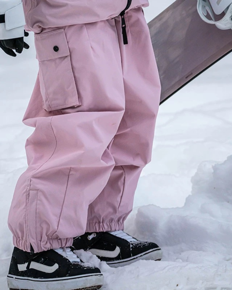 Ski Wear Snowboard Cargo Baggy Snow Pants - Unisex