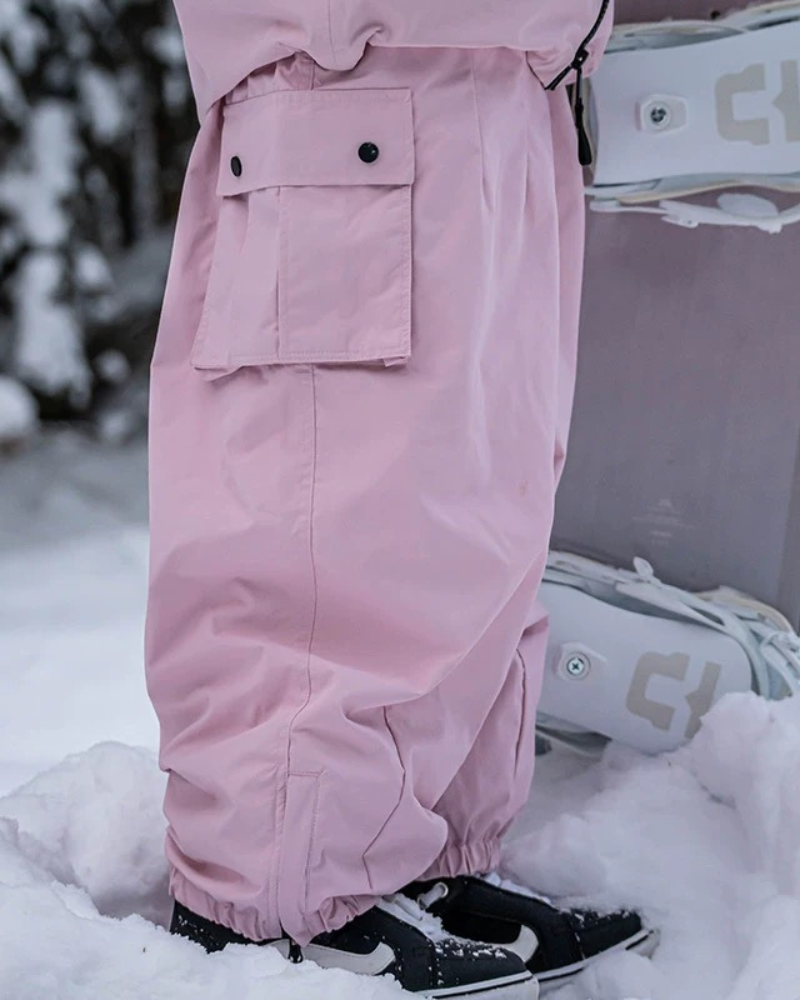Ski Wear Snowboard Cargo Baggy Snow Pants - Unisex