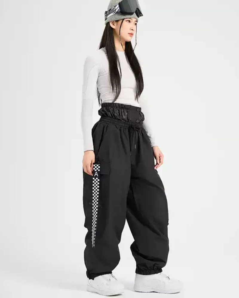 Ski Wear Snowboard Waterproof Cargo Snow Pants -Unisex