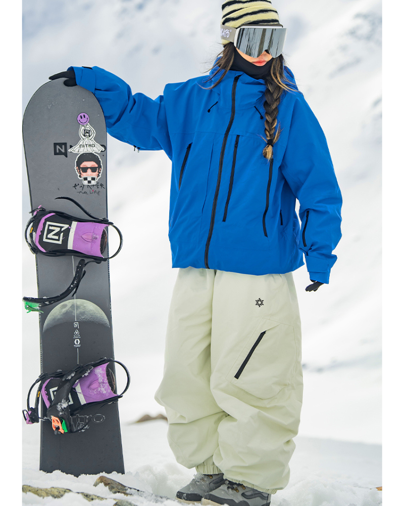 Ski Wear Snowboard Waterproof Loose-Fit Ski Pants -Unisex