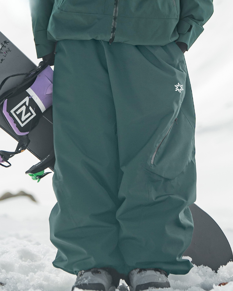 Ski Wear Snowboard Waterproof Loose-Fit Ski Pants -Unisex