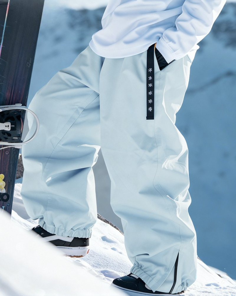 Ski Wear Snowboard Windproof Baggy Ski Pants -Unisex