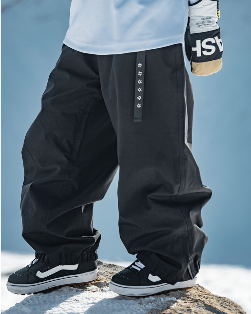 Ski Wear Snowboard Windproof Baggy Ski Pants -Unisex