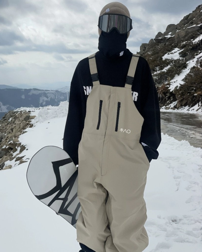 Ski Wear Snowboarding 3L Waterproof Ski Bibs -Unisex