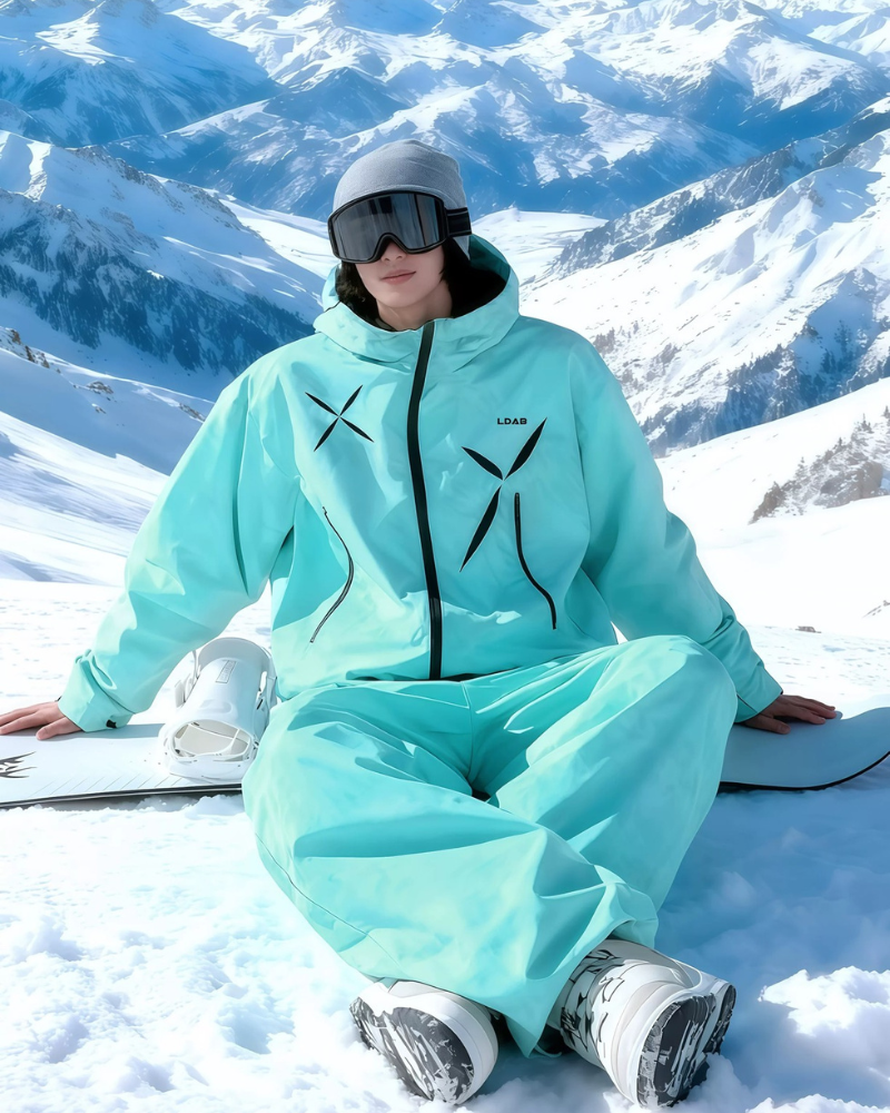 Ski Wear Starry Windproof Waterproof Ski Suit -Unisex