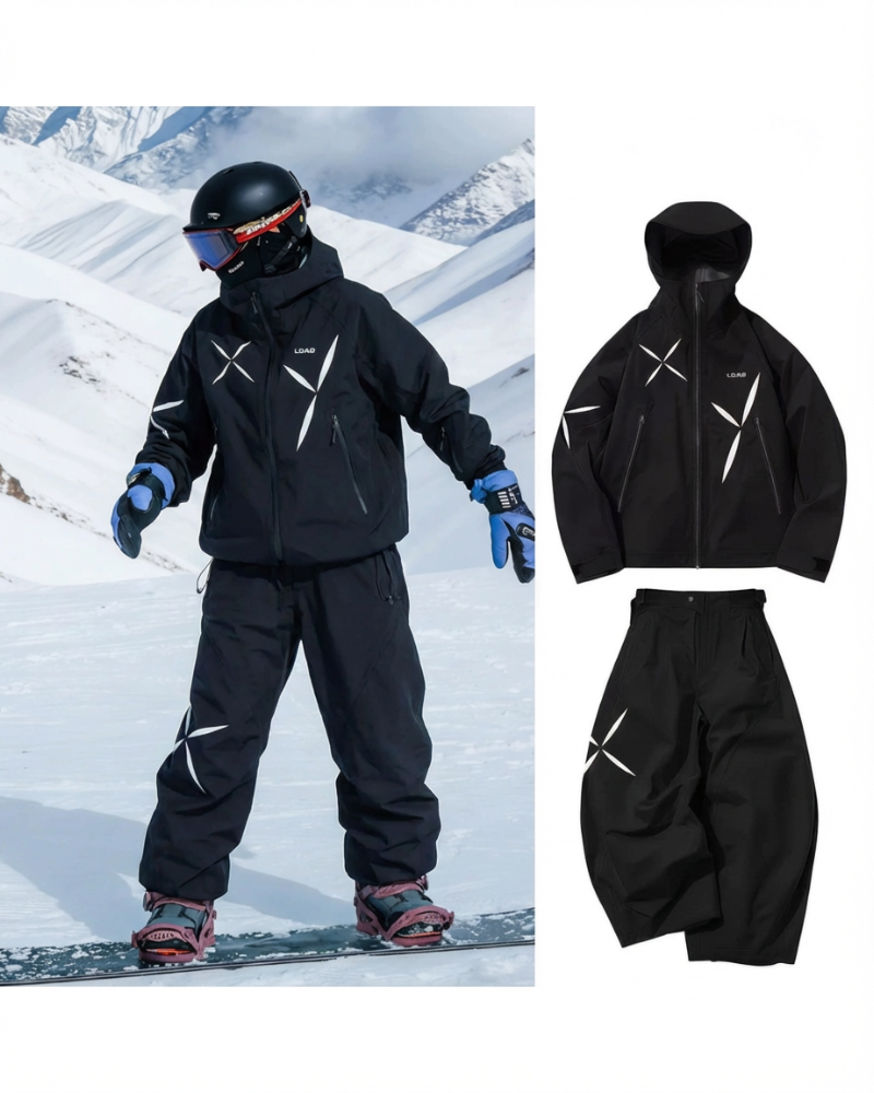 Ski Wear Starry Windproof Waterproof Ski Suit -Unisex