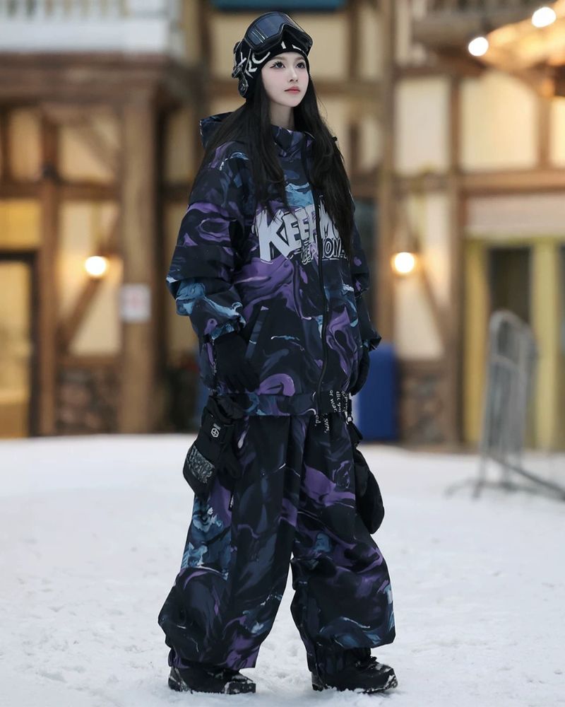Ski Wear Thick Snow Suit -Unisex(Single Unit Available)