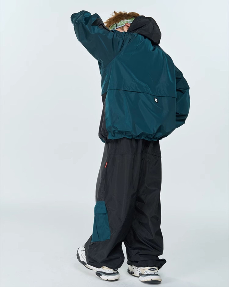 Ski Wear Thickened 3L Waterproof Snow Jacket&Pants Suit -Men&