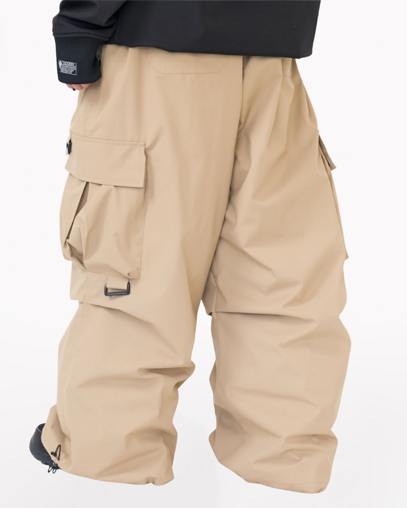 Ski Wear 3L Baggy Cargo Snow Pants - Unisex