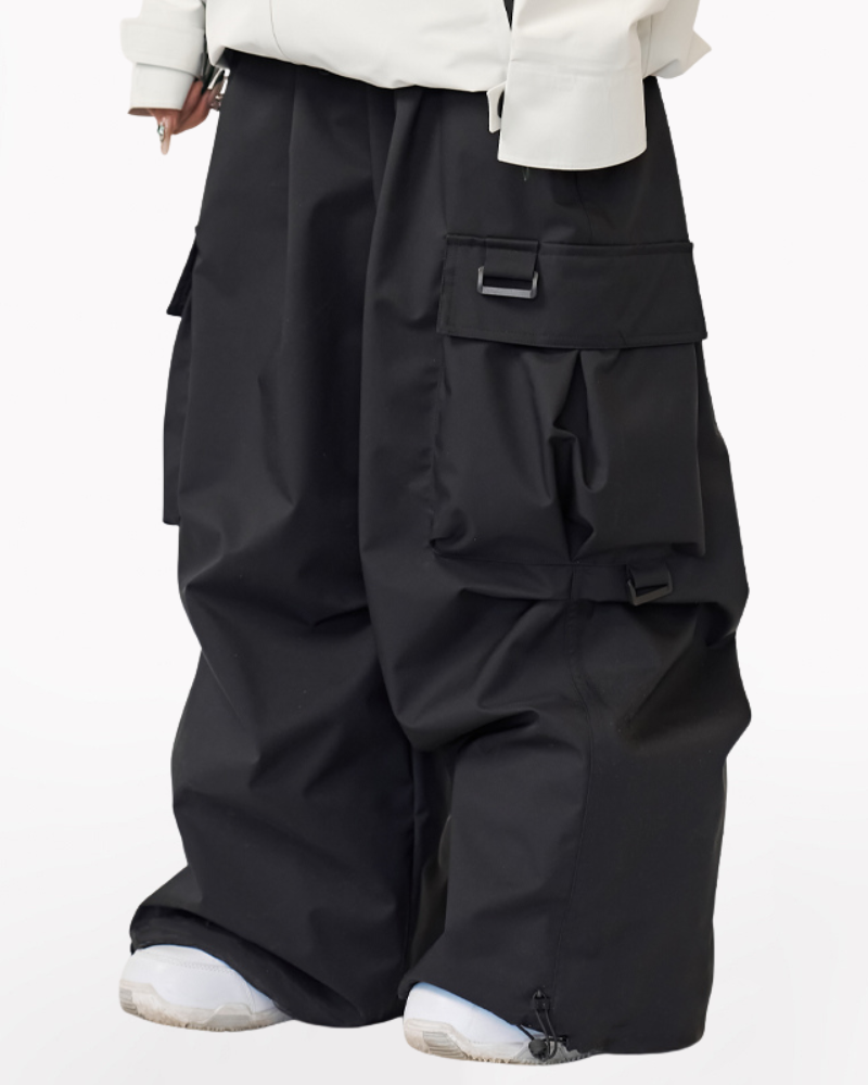 Ski Wear 3L Baggy Cargo Snow Pants - Unisex