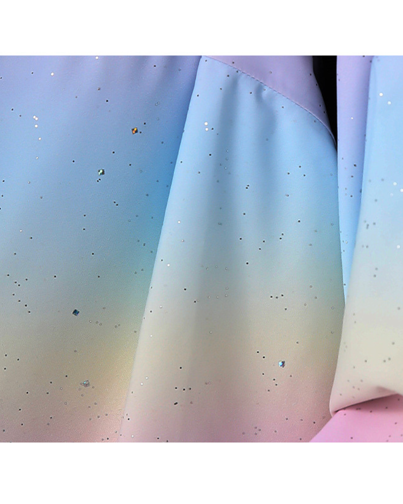 Ski Wear Rainbow Colors Snow Jacket&Pants Suit - Women&