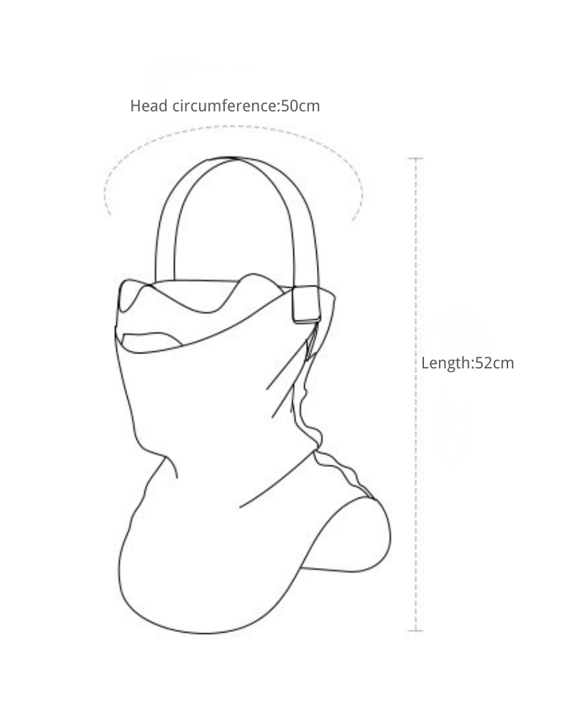 Ski Wear Warm Wool Ski Face Mask