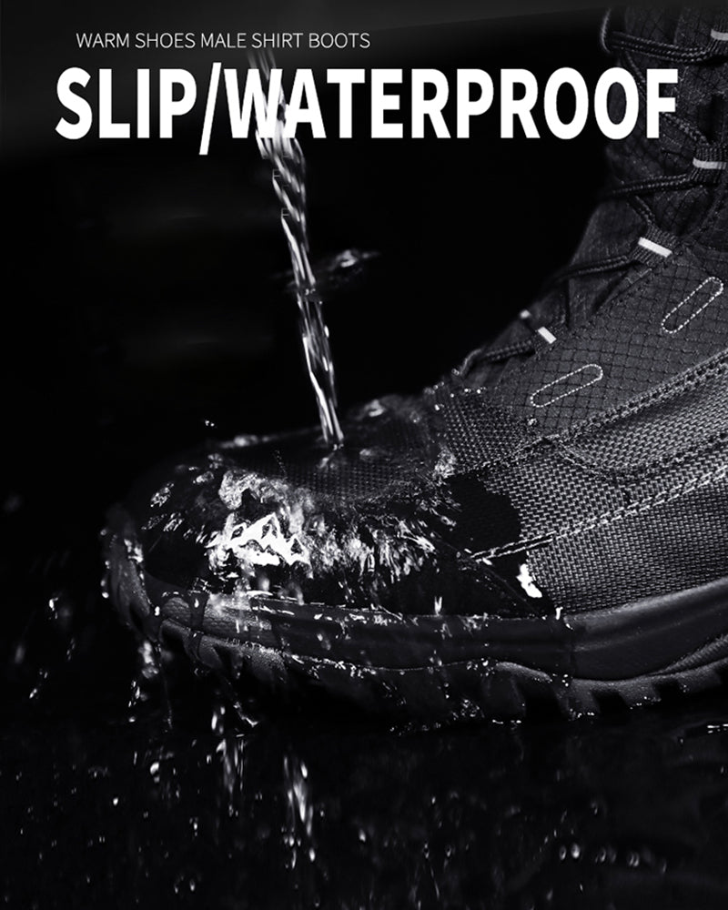 Ski Wear Waterproof Slip-resistant Snow Boots -Men&