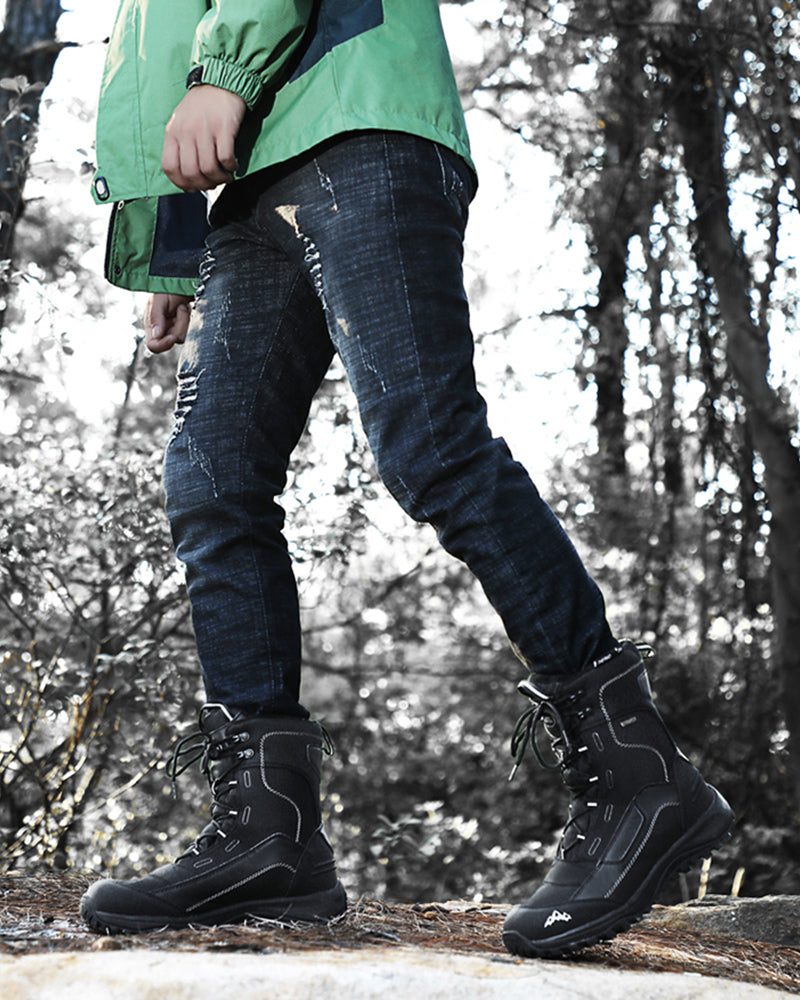 Ski Wear Waterproof Slip-resistant Snow Boots -Men&