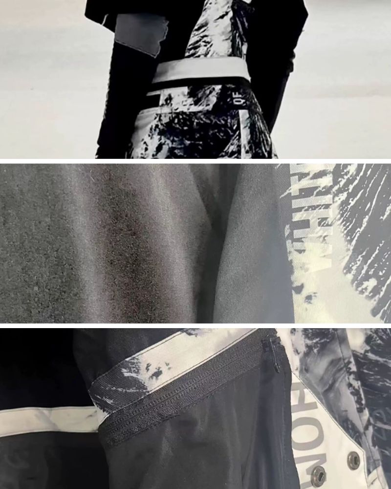 Ski Wear Waterproof Tie-Dye Snow Suit -Unisex (Single Unit Available)