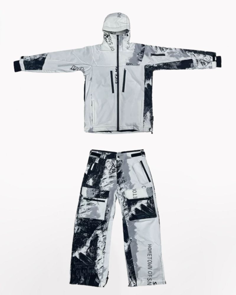 Ski Wear Waterproof Tie-Dye Snow Suit -Unisex (Single Unit Available)