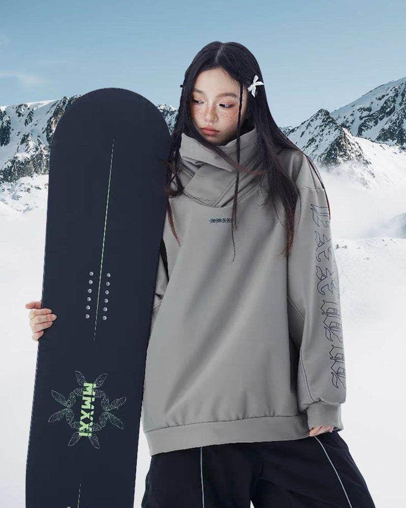 Ski Wear Windproof Oversize Hoodie - Unisex