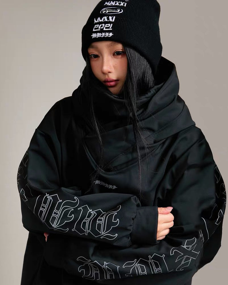 Ski Wear Windproof Oversize Hoodie - Unisex