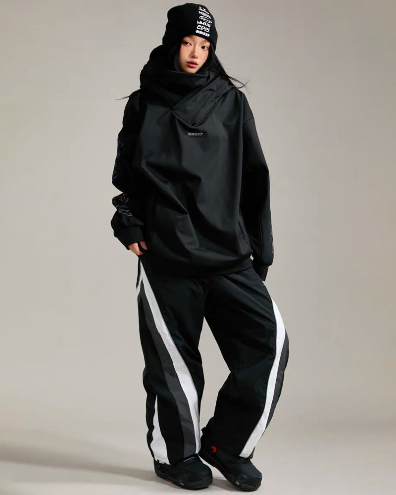 Ski Wear Windproof Oversize Hoodie - Unisex