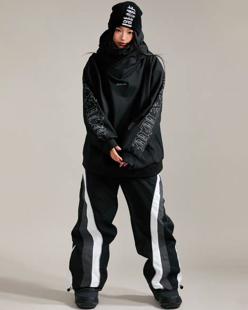 Ski Wear Windproof Oversize Hoodie - Unisex