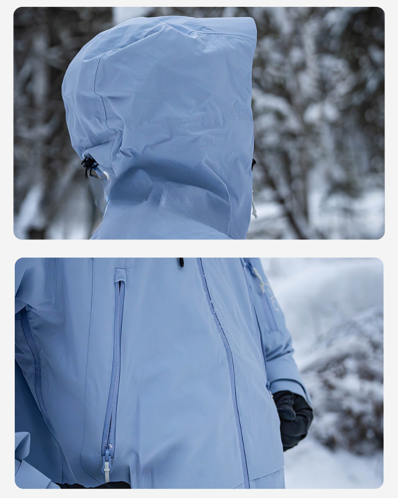 Ski Wear 3L Waterproof Fleece Ski Jacket -Unisex
