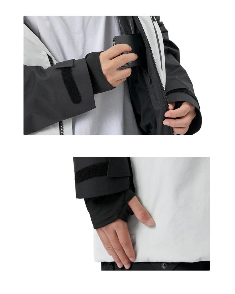 Ski Wear 3L Baggy Snowboard Jacket - Unisex