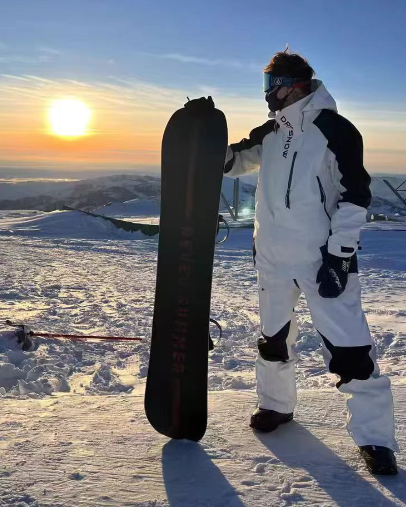 Ski Wear 3L Waterproof Ski Jacket&Bibs Suit -Unisex